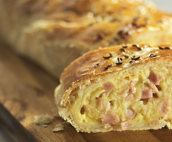 Schinken-Erdäpfel-Strudel Tante Fanny