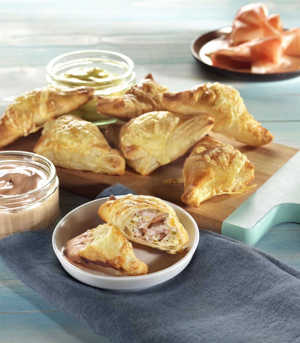 Schinkenspeck-Käse-Tascherl