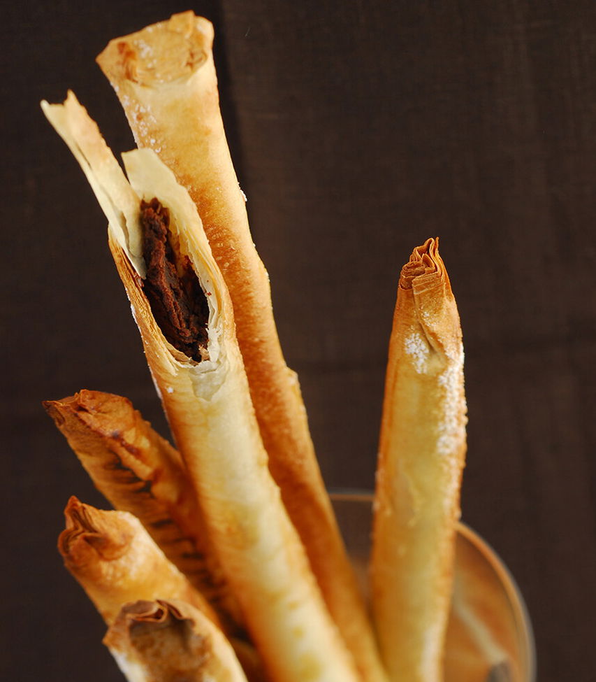 Schoko-Nougat-Stäbchen Tante Fanny