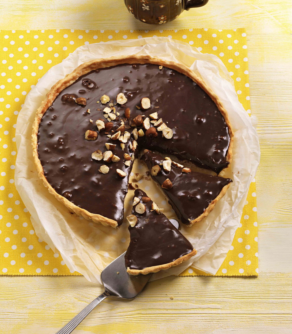 Schokolade-Haselnuss Tarte Rezept - Tante Fanny