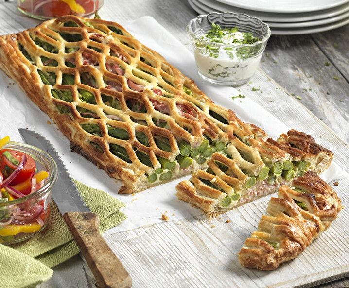 Spargelstrudel Blätterteig Tante Fanny