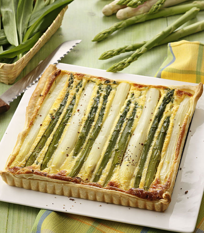 schnelle Spargeltarte mit Blätterteig Tante Fanny