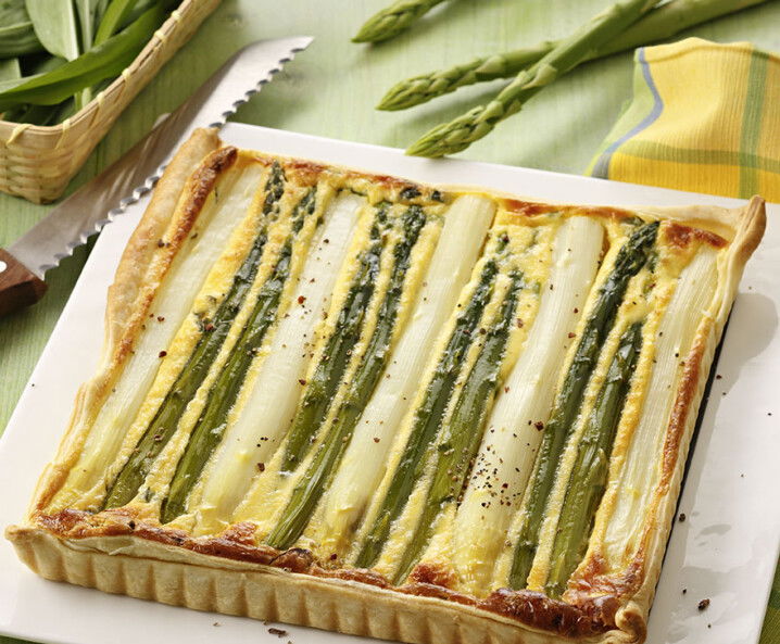 schnelle Spargeltarte mit Blätterteig Tante Fanny