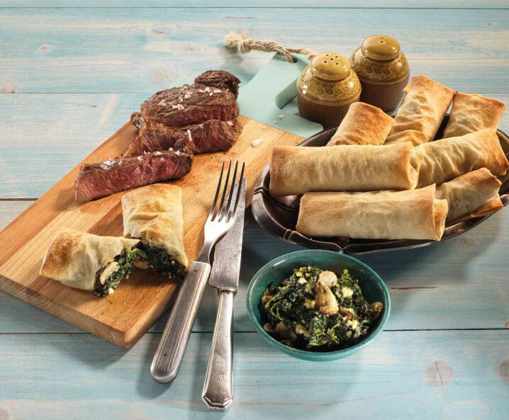 Spinat-Pilz-Taschen - Tante Fanny