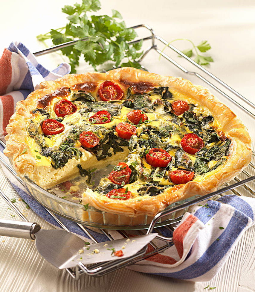 Spinattarte mit Blätterteig Tante Fanny