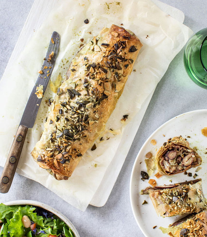 Steirischer Bohnenstrudel Rezept