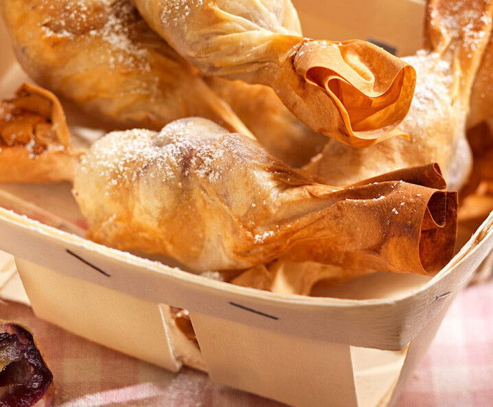 Strudelbonbons mit Weintrauben Tante Fanny