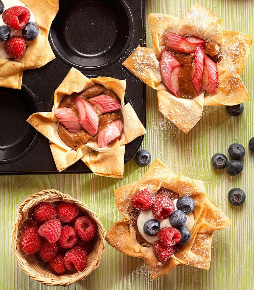 Süße Filoteigblüten Tante Fanny