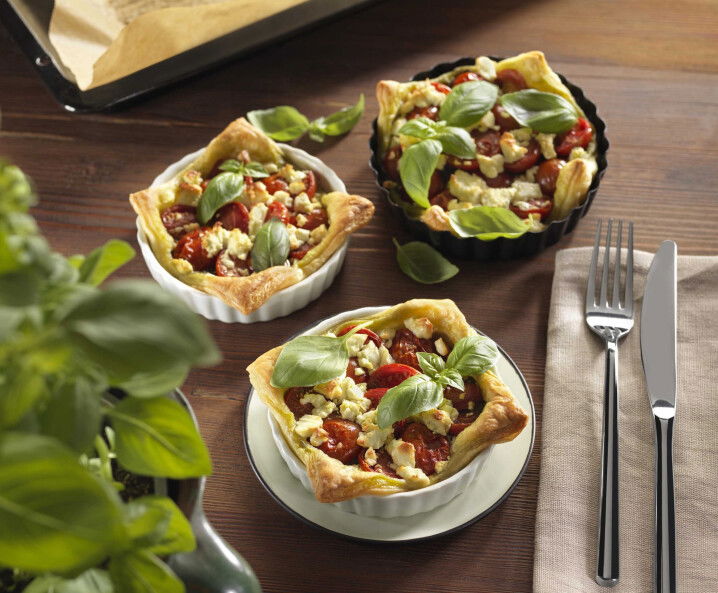 Tomaten Tartelettes mit Feta