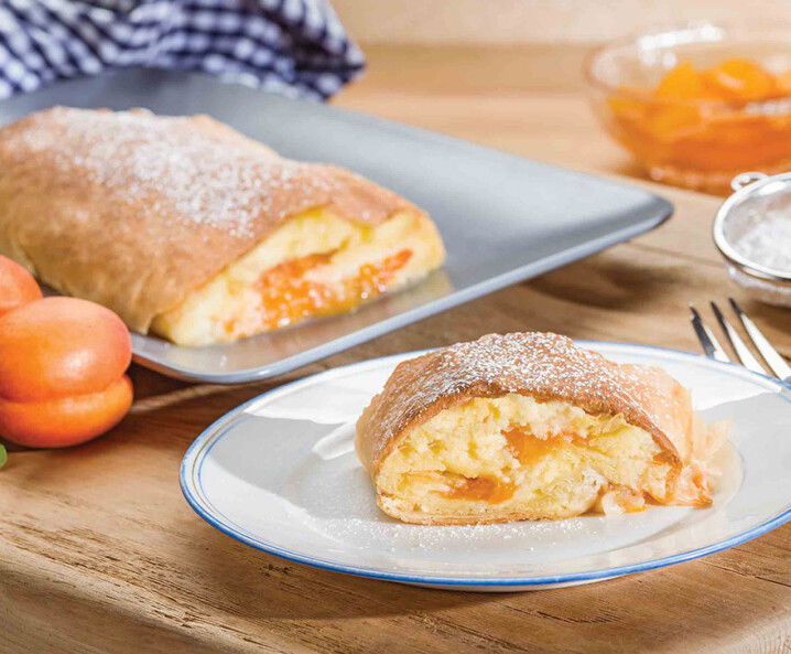 Topfen Marillenstrudel Rezept