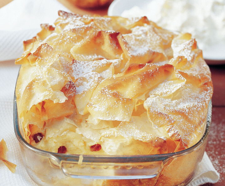 Topfen-Strudel-Auflauf Tante Fanny