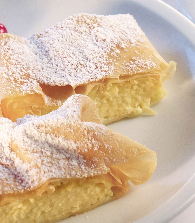 Vanille-Frischkäse-Strudel Tante Fanny