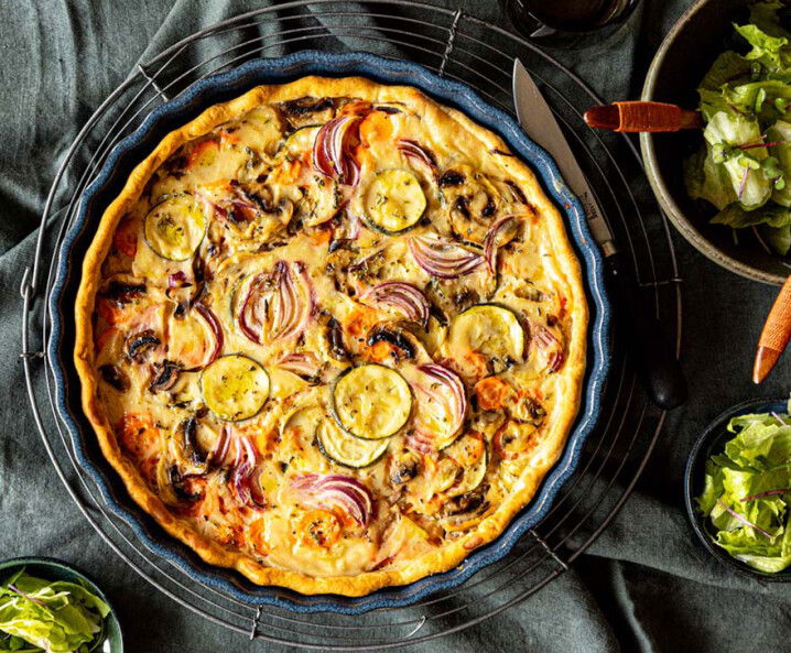 Vegane Gemüse Quiche