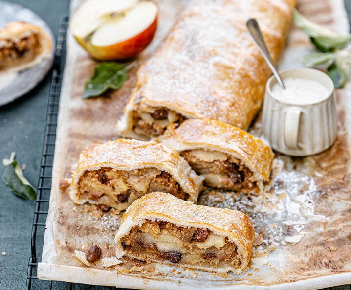 Wiener Blätterteig Apfelstrudel