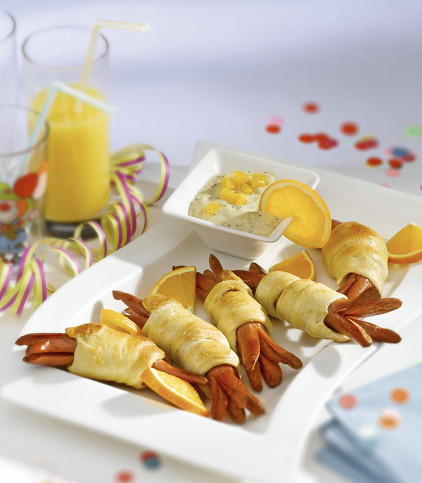 Würstel im Pizzateig Tante Fanny