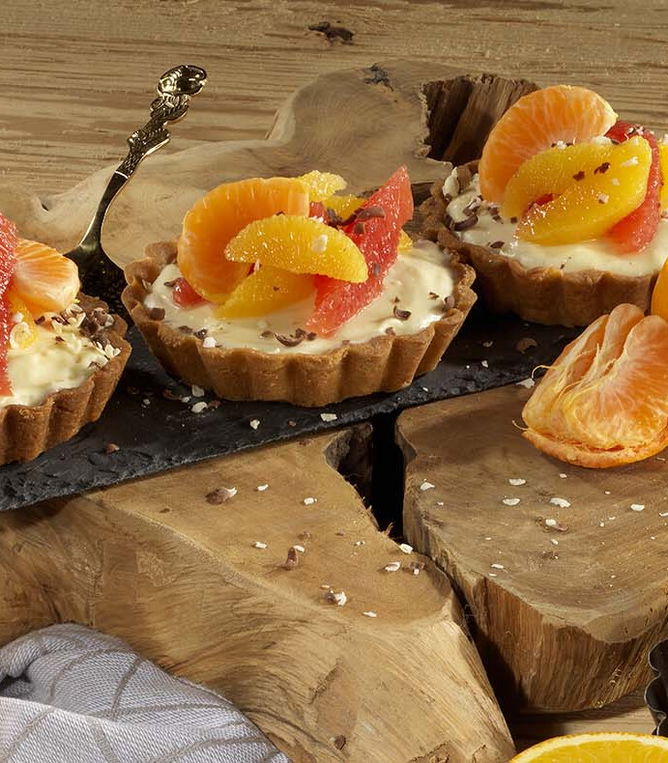 Zitrus-Vanillecremetörtchen Tante Fanny