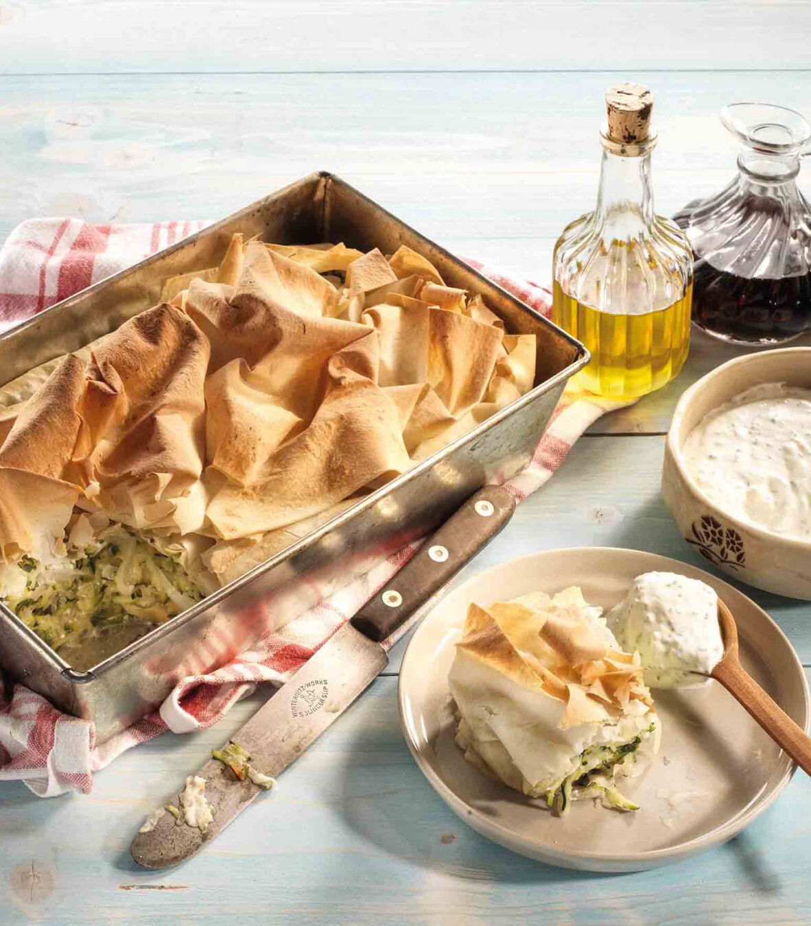 Zucchini-Auflauf mit Schafkäse - Tante Fanny