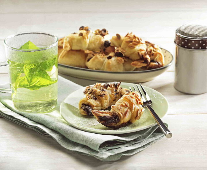 Zweierlei süße vegane Kipferl