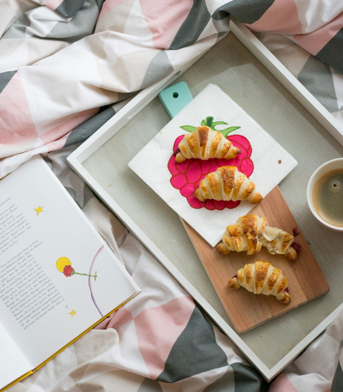 Himbeer Kokos Hörnchen