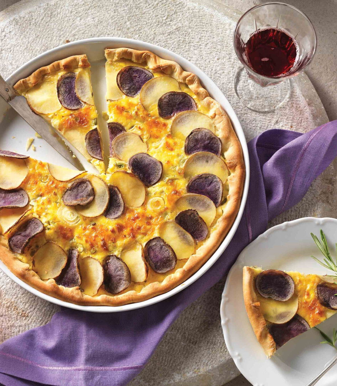 Quiche mit Kartoffeln - Tante Fanny