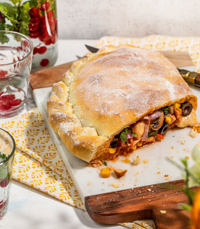 Bunte Calzone - Rezept