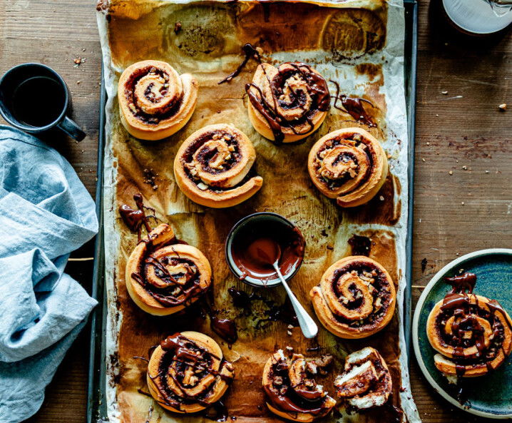 Schoko-Nuss Schnecken
