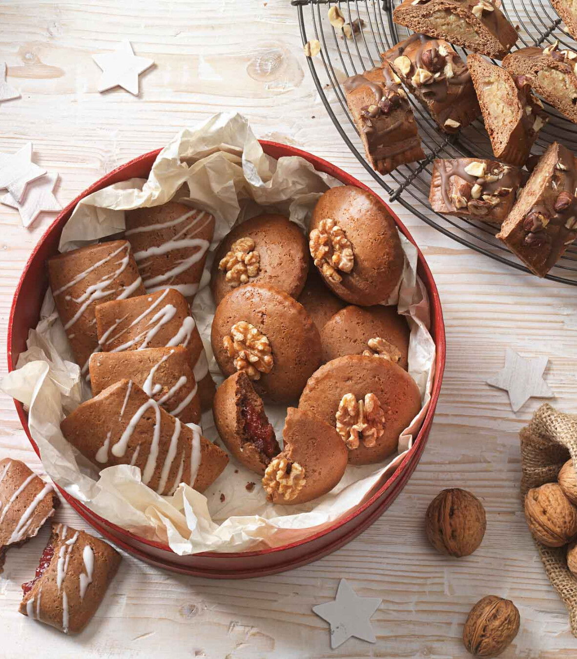 Gefüllte Lebkuchenvariationen