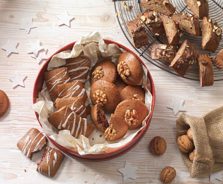 Gefüllte Lebkuchenvariationen