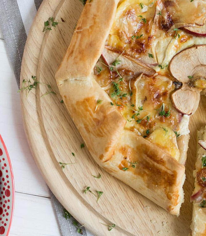 Camembert-Galette mit Apfel - Tante Fanny