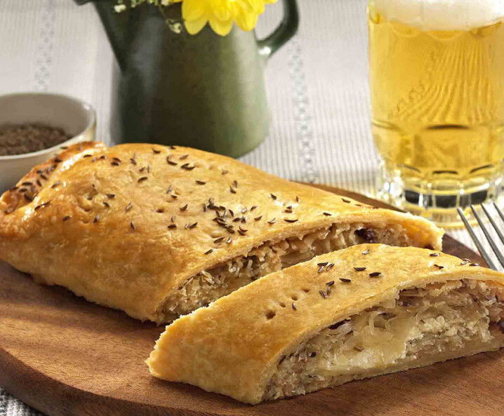 Blätterteig Krautstrudel