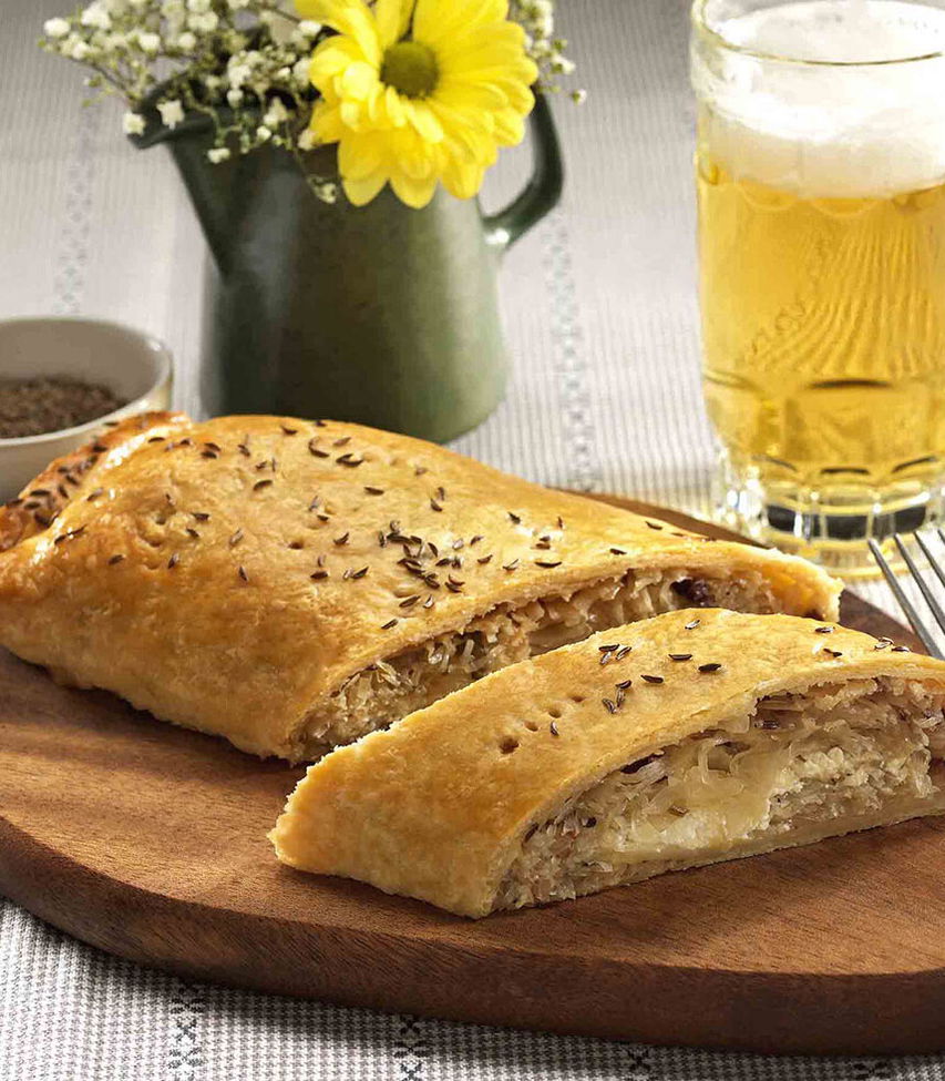 Blätterteig Krautstrudel