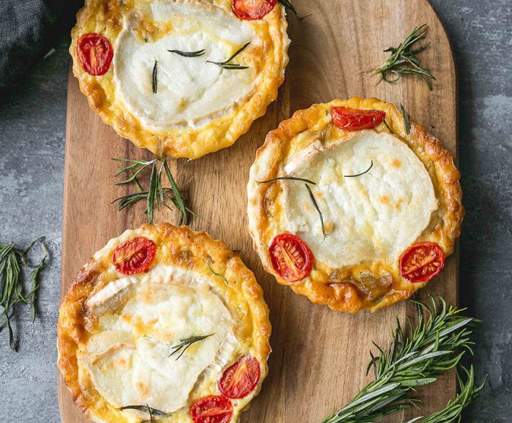 Mini-Quiches Tomaten Ziegenkäse Tante Fanny