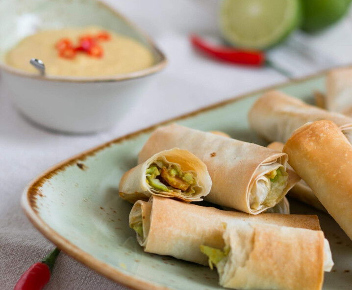 Avocado-Chili Röllchen - Filoteig Rezept