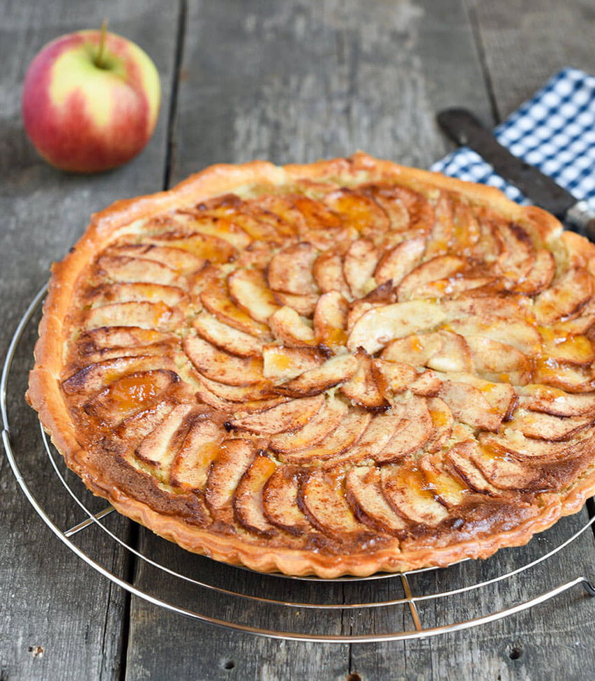 einfache Apfeltarte mit Zimt Tante Fanny