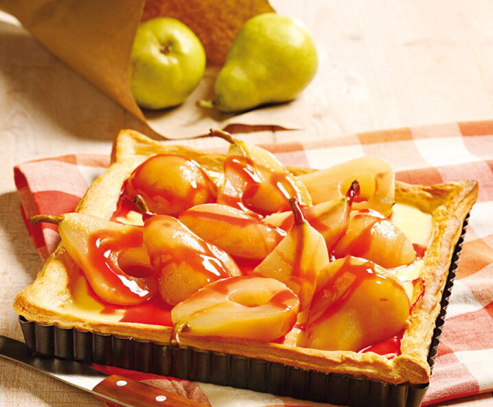 Birnenplunderkuchen Tante Fanny