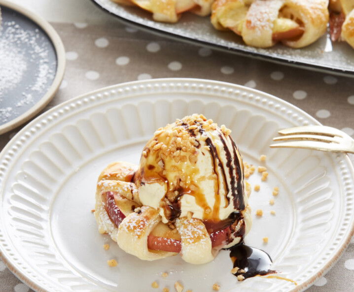 Blätterteig-Apfelringe Rezept