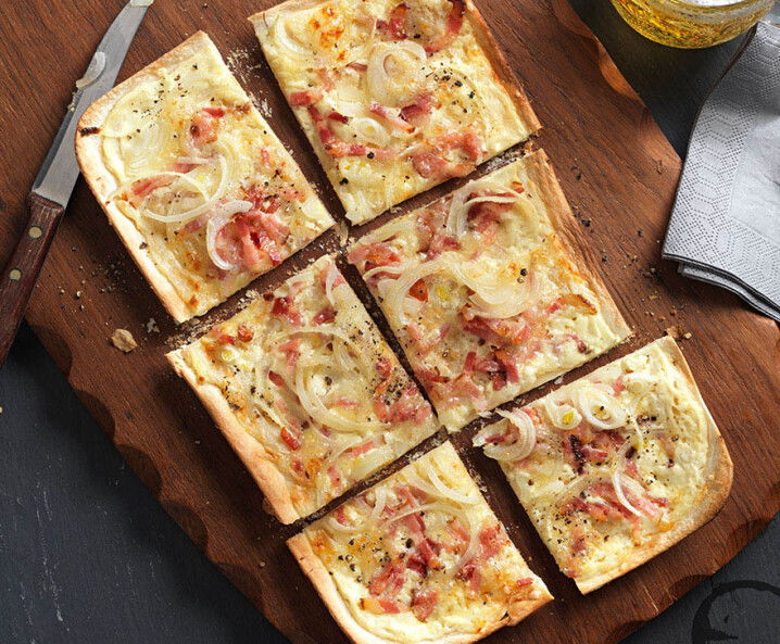 Elsässer Flammkuchen Gratinee Tante Fanny