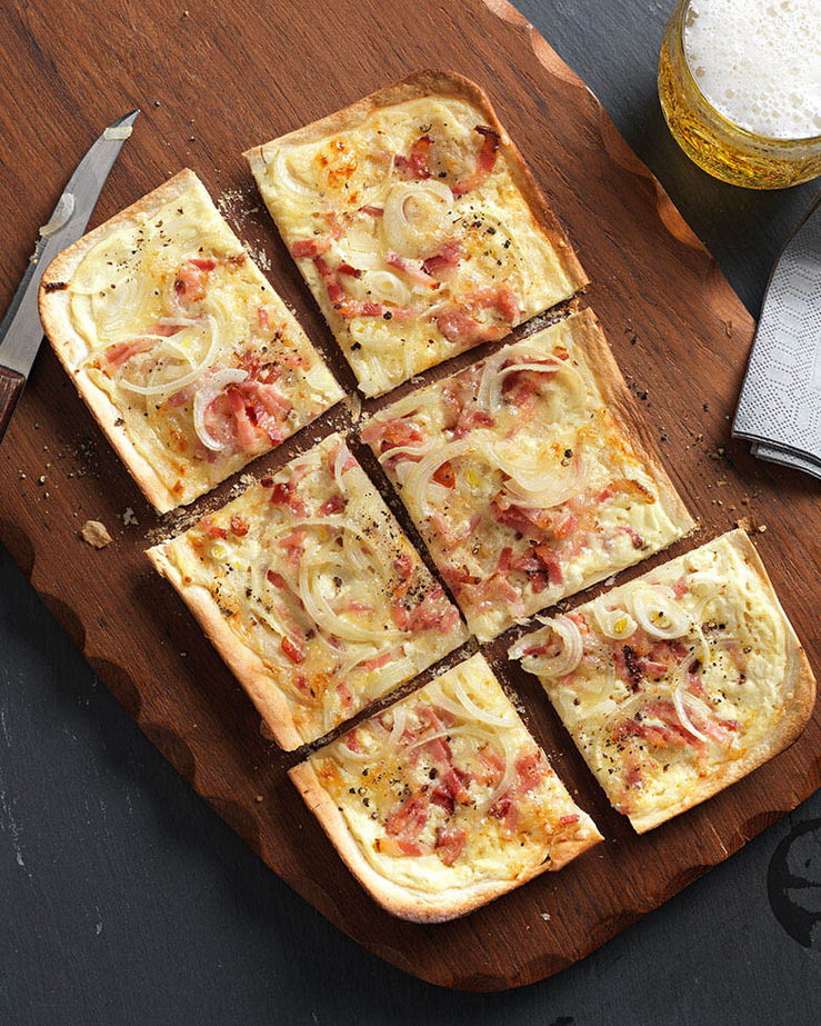 Elsässer Flammkuchen Gratinee Tante Fanny