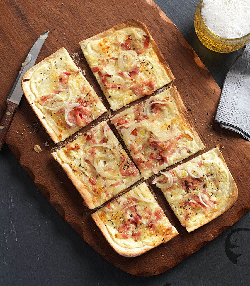 Elsässer Flammkuchen Gratinee Tante Fanny