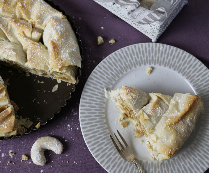 Gerollter Vanillekipferlstrudel Tante Fanny