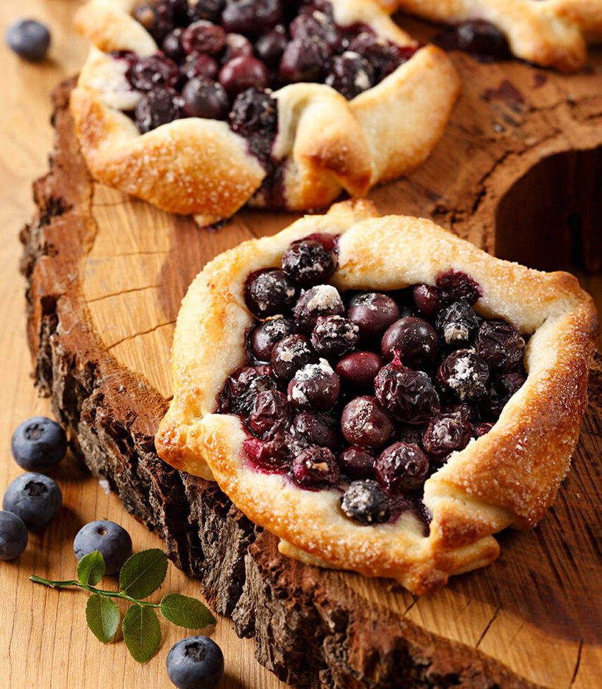 Küchlein mit Heidelbeeren Tante Fanny