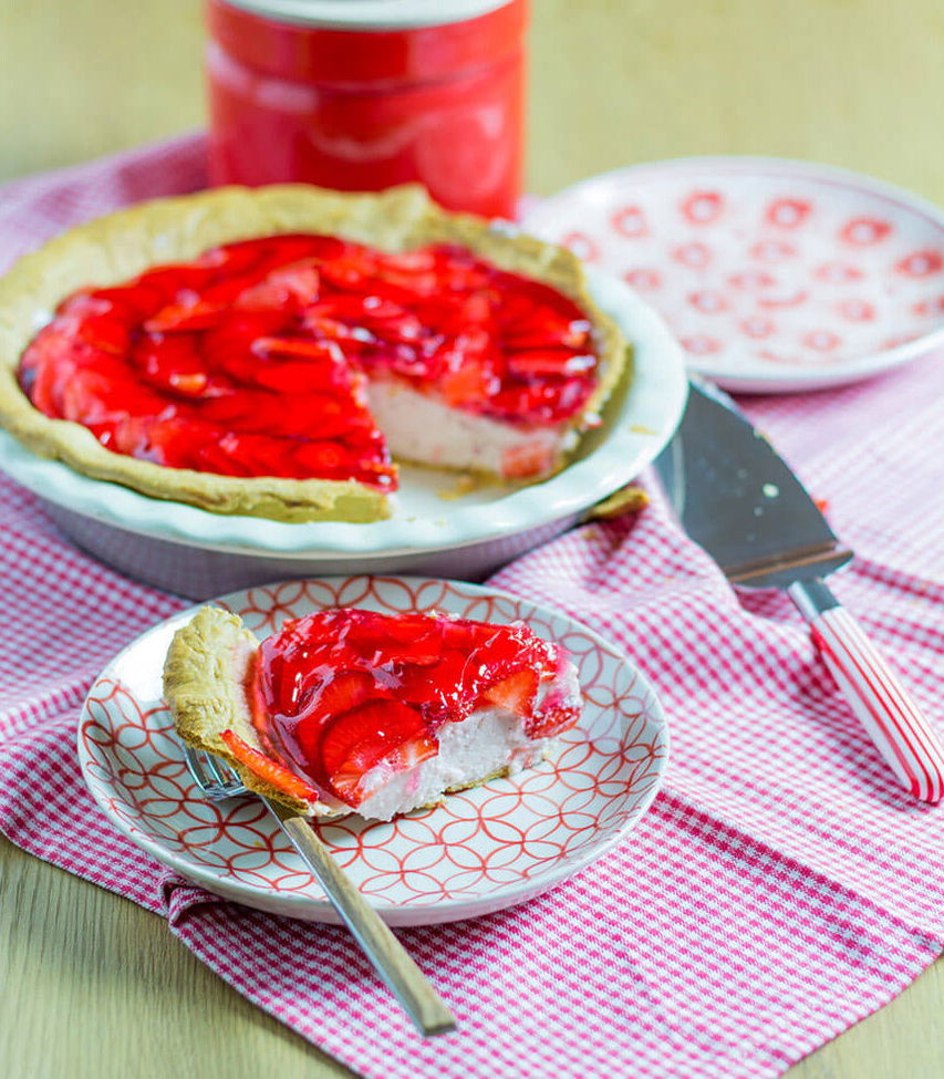 Mascarpone Erdbeer Cheesecake Tante Fanny