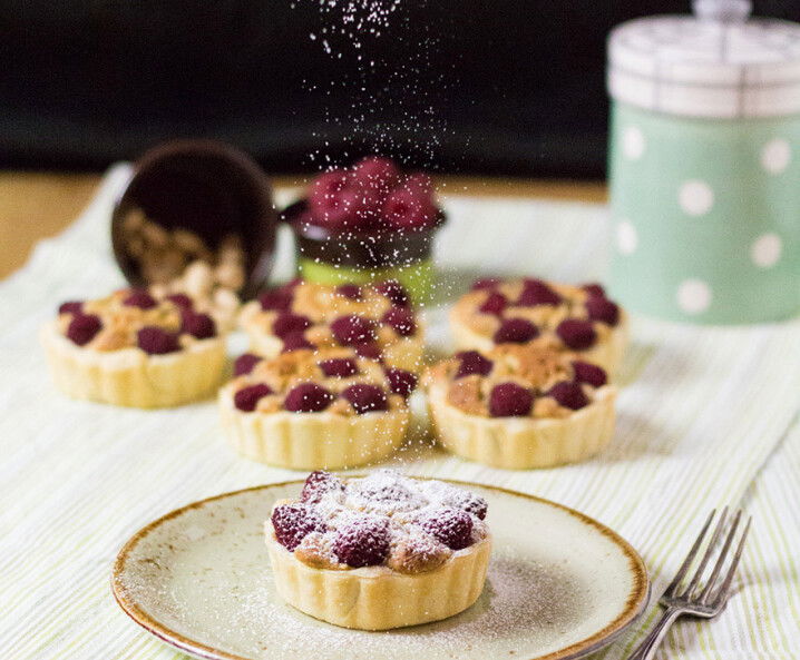 Pistazien Himbeer Tartelettes Tante Fanny
