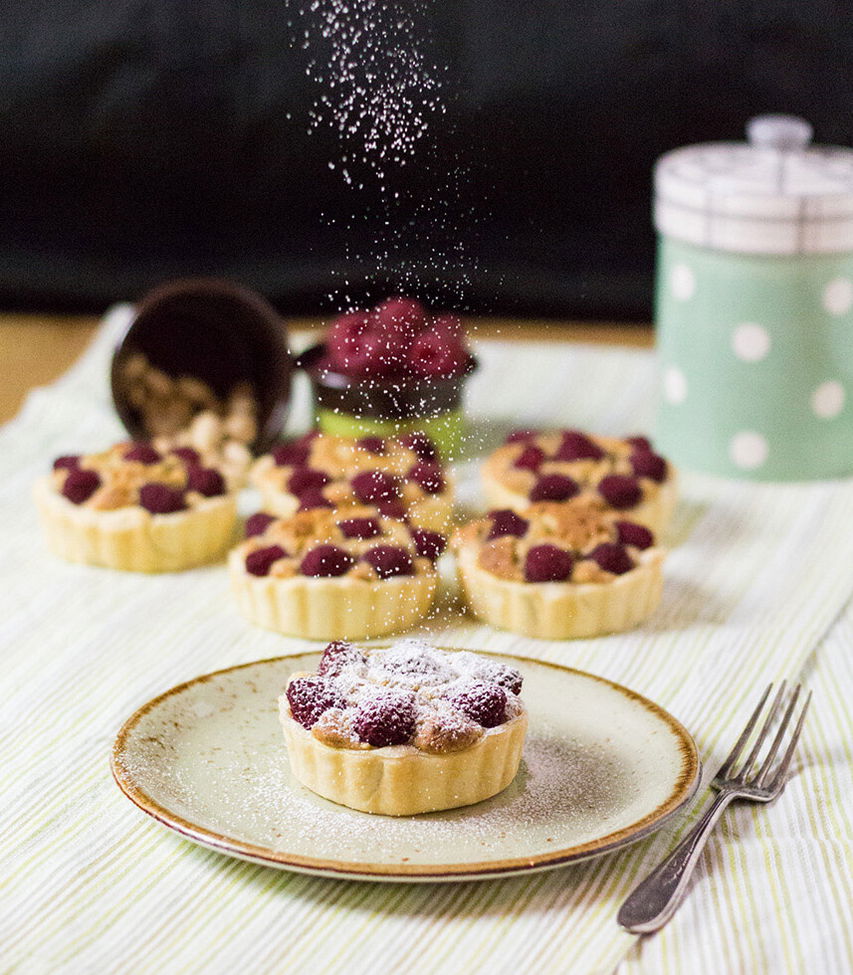 Pistazien Himbeer Tartelettes Tante Fanny