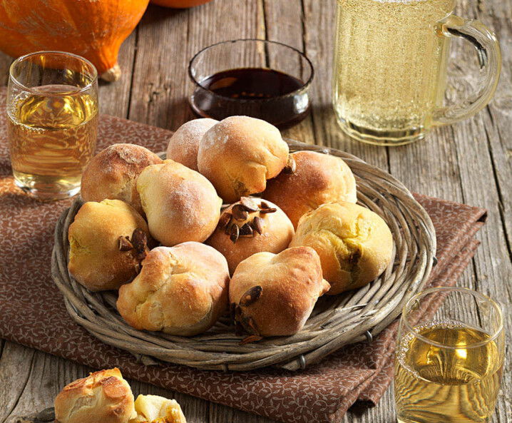 Pizzabaällchen mit Kürbisfüllung Tante Fanny