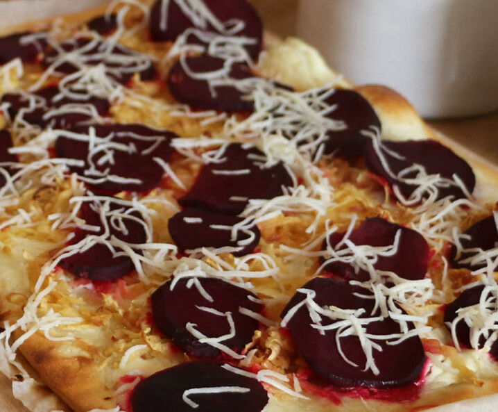 Rote Rüben Dinkelpizza Tante Fanny