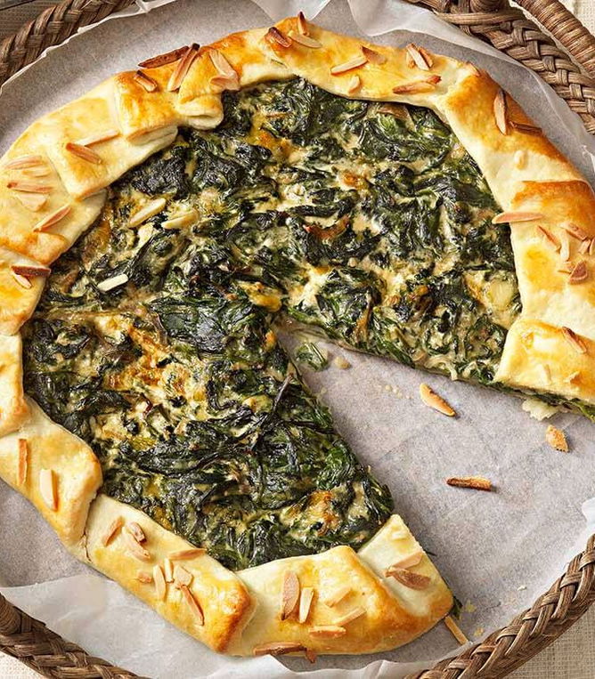 Spinatgalette - einfaches Rezept- Tante Fanny