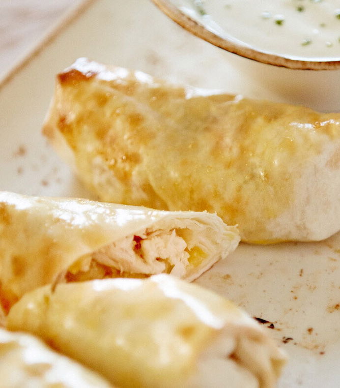 Pulled Chicken Rolls Tante Fanny