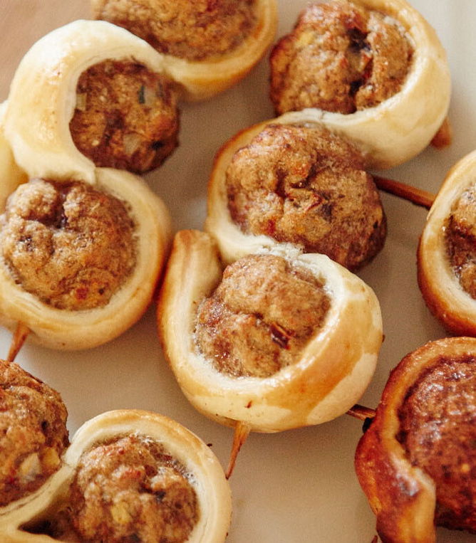 Meatball-Sticks Tante Fanny