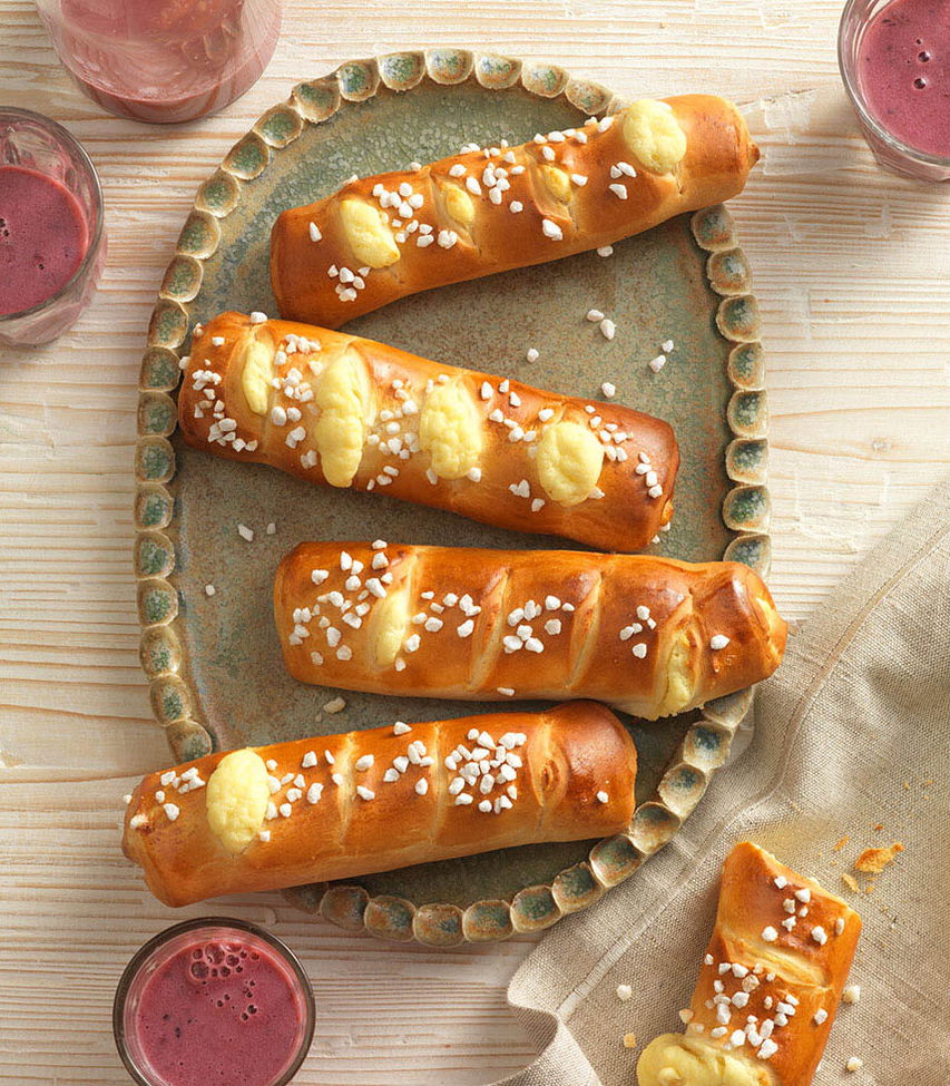 Topfenstangerl mit Hagelzucker Tante Fanny